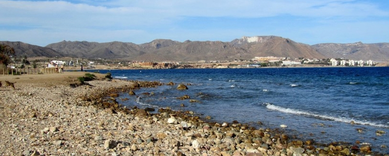 Vista de la playa El Gachero