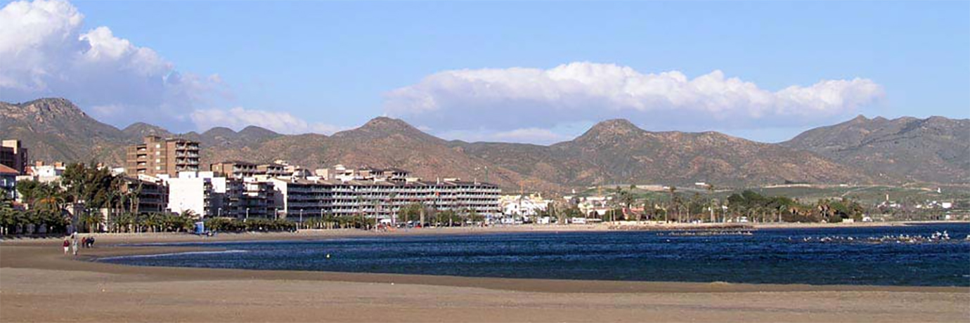 Vista de una de las playas de Mazarrón